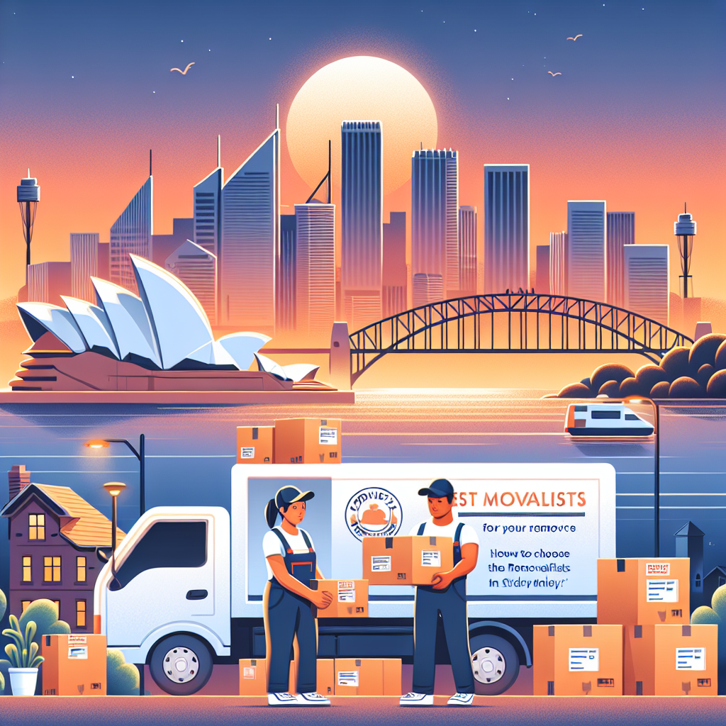 Stress Less: How to Choose the Best Removalists in Sydney for Your Relocation
