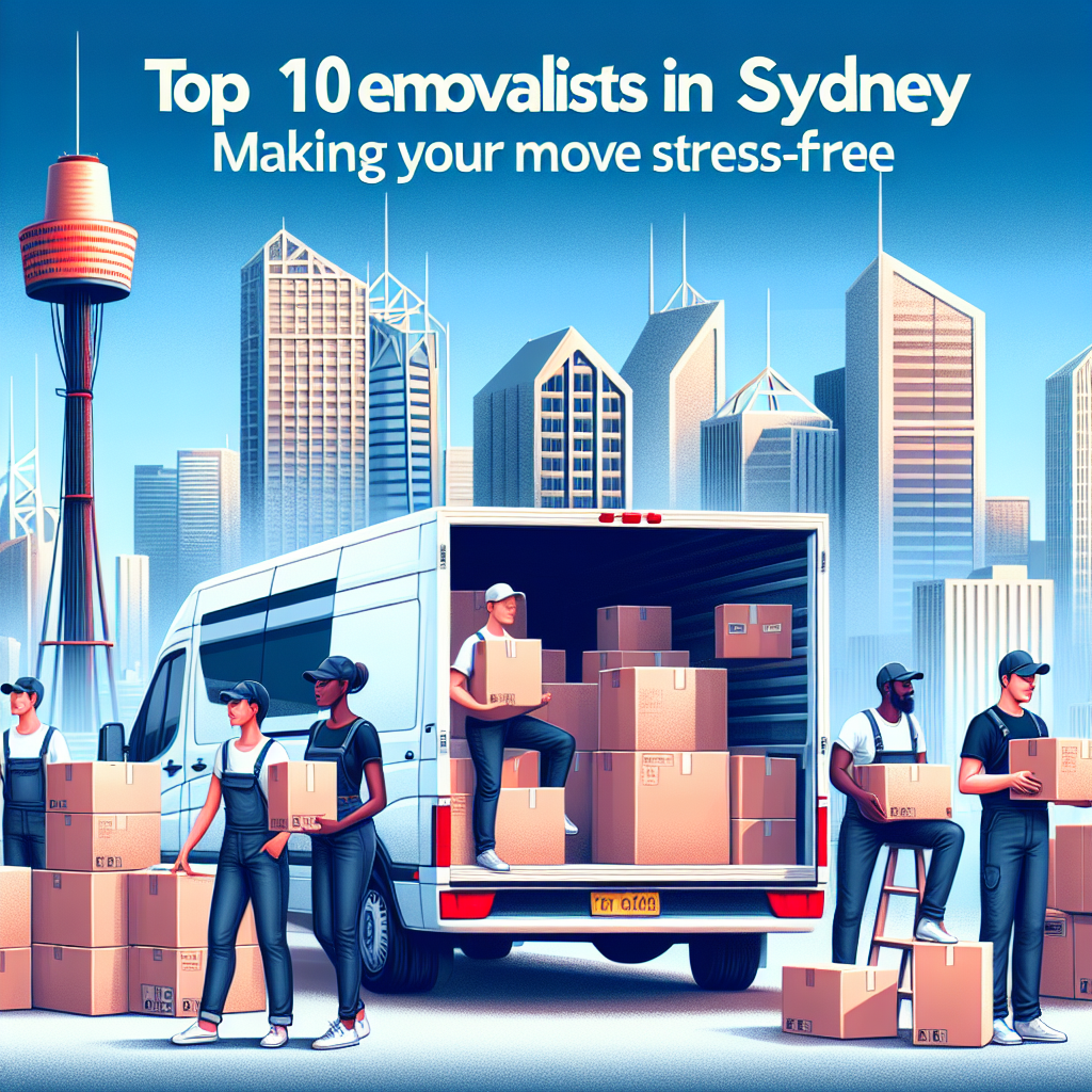 Top 10 Removalists in Sydney: Making Your Move Stress-Free