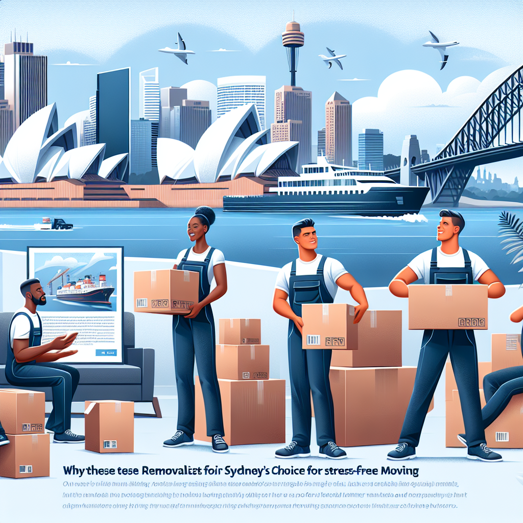 Why These Removalists are Sydney's Top Choice for Stress-Free Moving